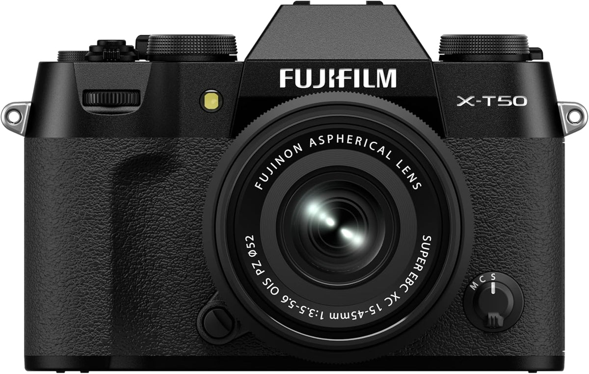 Fujifilm X-T50 Mirrorless Camera with XC 15-45mm F/3.5-5.6 Lens (Charcoal Silver)