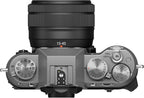 Fujifilm X-T50 Silver Mirrorless Camera Body – High-Resolution Sensor