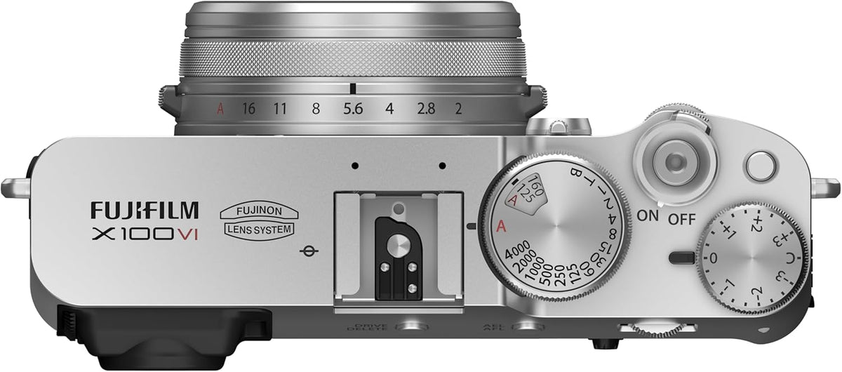 Fujifilm X100VI Digital Camera – 40MP, 6-Stop IBIS, 4K/6.2K Video - Silver
