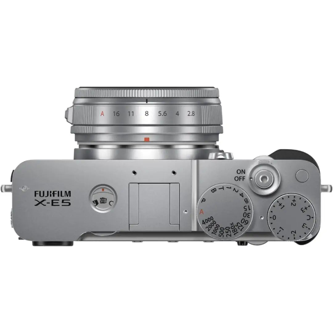 Fujifilm X-E5 Mirrorless Camera Kit with XF 23mm f/2.8 R WR Lens – Silver