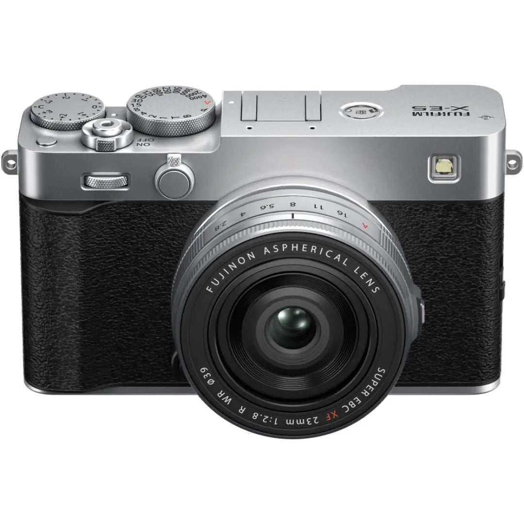 Fujifilm X-E5 Mirrorless Camera Kit with XF 23mm f/2.8 R WR Lens – Silver