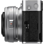 Fujifilm X-E5 Mirrorless Camera Kit with XF 23mm f/2.8 R WR Lens – Silver