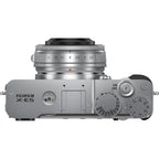 Fujifilm X-E5 Mirrorless Camera Kit with XF 23mm f/2.8 R WR Lens – Silver