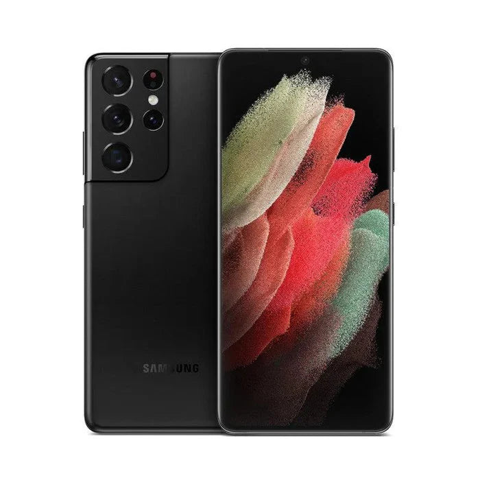 Samsung Galaxy S21 Ultra 5G 12GB 128GB Unlocked Smartphone - Black - Pristine – Refurbished samsung