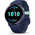 Garmin VivoActive 5 Smart Watch - Metallic Navy Bezel with Navy Case (AU Version) (Open Never Used)