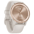 Garmin vívomove Trend Hybrid Smartwatch, White Cream - Acceptable - Refurbished Garmin