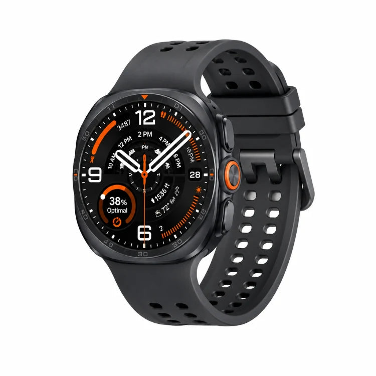 Samsung Galaxy Watch Ultra2 47mm LTE - Titanium Silver ,Titanium Grey - Multiple Band Options - Titanium Silver / Marine Band - Black