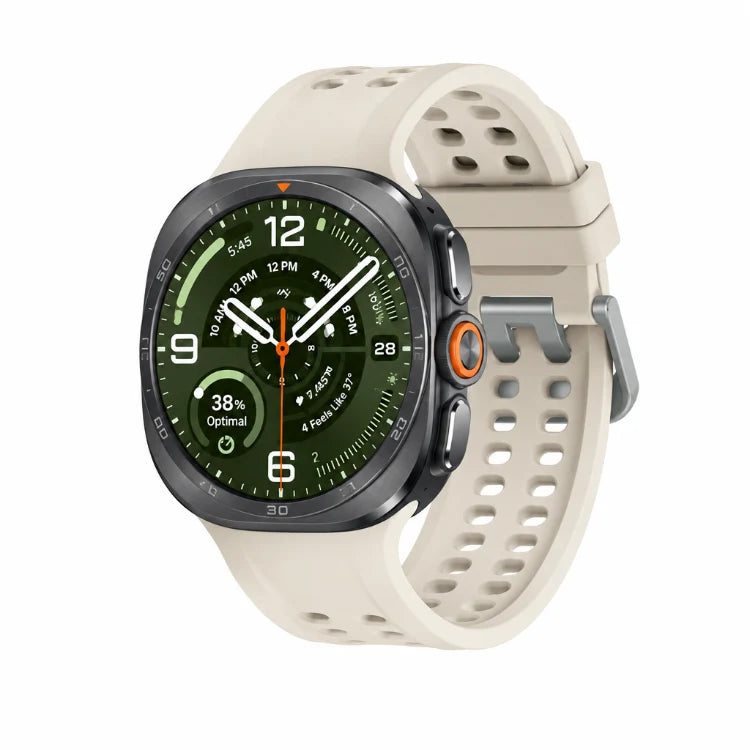 Samsung Galaxy Watch Ultra2 47mm LTE - Titanium Silver ,Titanium Grey - Multiple Band Options - Titanium Silver / Marine Band - Mocha