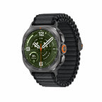 Samsung Galaxy Watch Ultra2 47mm LTE - Titanium Silver ,Titanium Grey - Multiple Band Options - Titanium Silver / Trail Band - Black