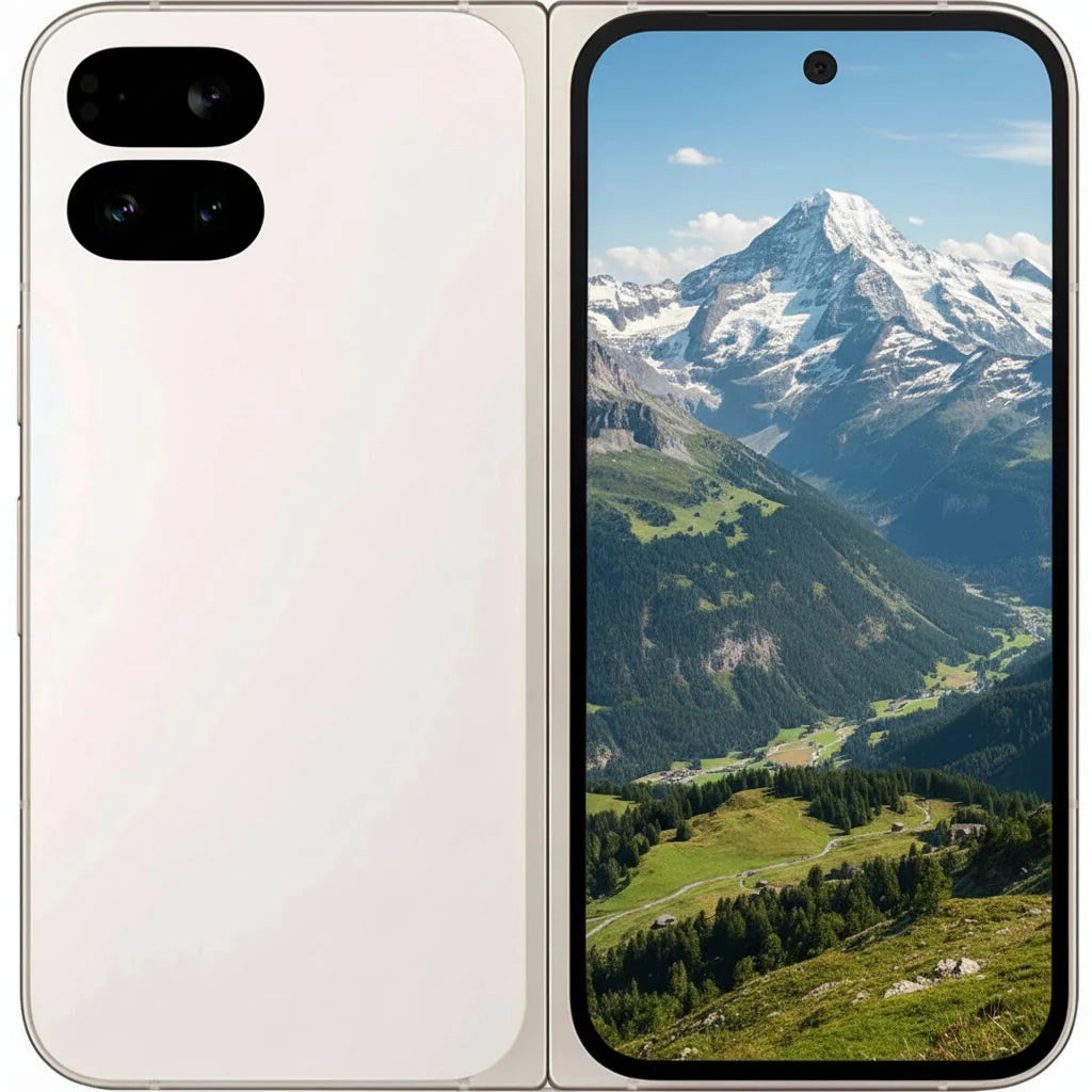 Google Pixel 9 Pro Fold 5G 512- 512GB , Obsidian , Porcelain - Acceptable - Refurbished Google