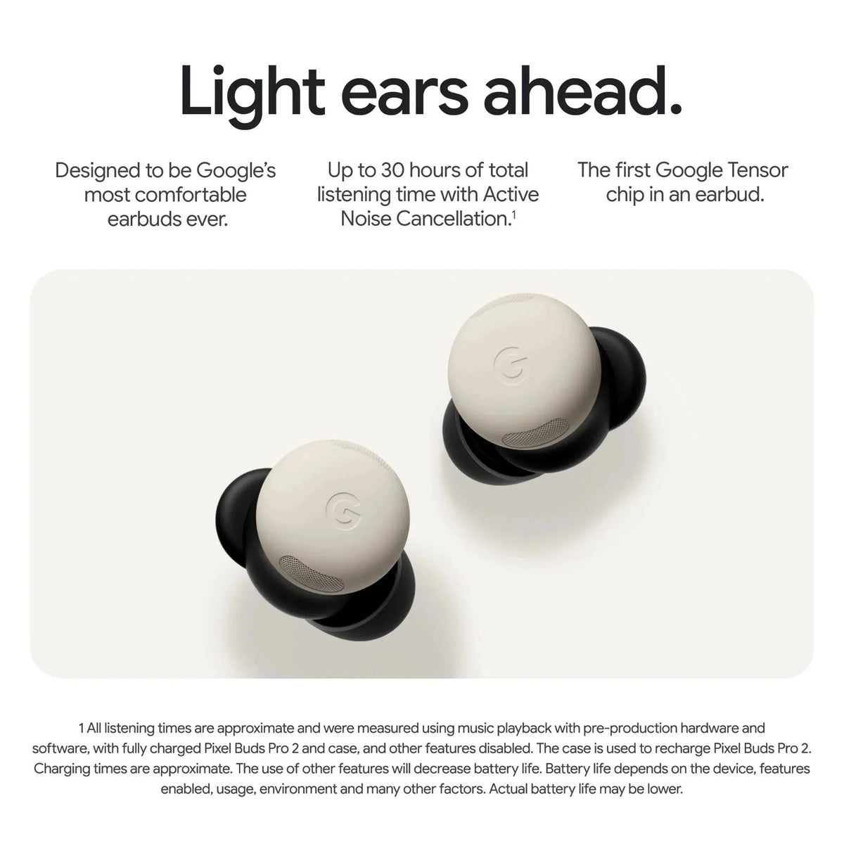 Google Pixel Buds Pro 2 (hazel) – Wireless Noise-Cancelling Earbuds with Adaptive Sound & Long Battery Life - (AU Version) - Box Damaged Google