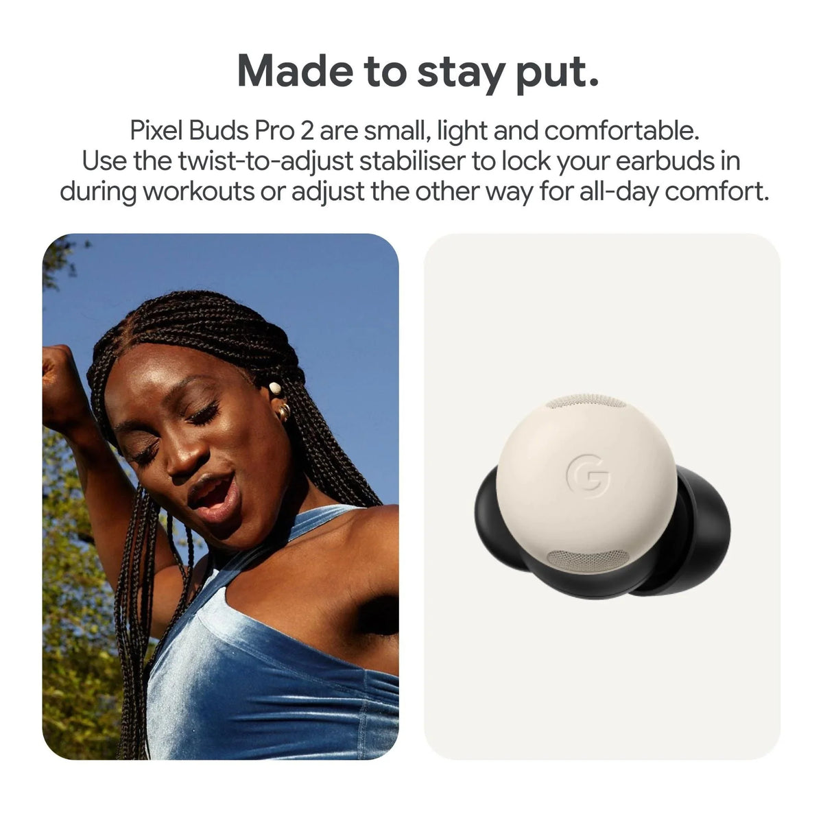Google Pixel Buds Pro 2 (Hazel) - Wireless Noise-Cancelling Earbuds with Adaptive Sound & Long Battery Life
