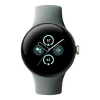 Google Pixel Watch 2 LTE - Obsidian, Champagne/ Gold/ Polished Silver Google
