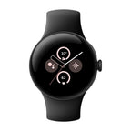 Google Pixel Watch 2 LTE - Obsidian, Champagne/ Gold/ Polished Silver Google