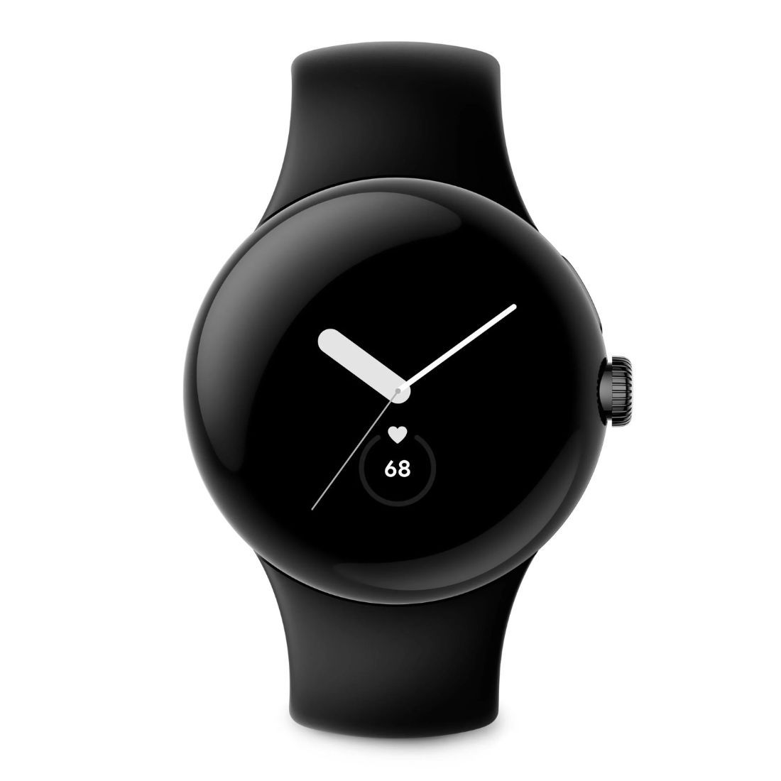 Google Pixel Watch LTE Matte Black Stainless Steel Case with Obsidian Active Band (Opened Never Used)