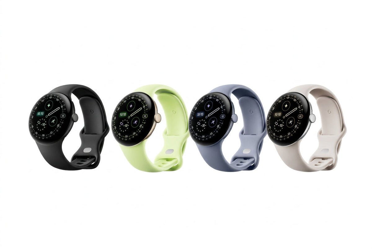 Google Pixel Watch 4 LTE - 41mm, 45mm - Matte Black, Polished Silver, Champagne Gold, Satin Moonstone - Smartwatch