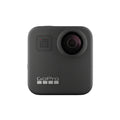 GoPro MAX 360 Action Camera Black on handle grip filming 5.6K 360 video while walking

