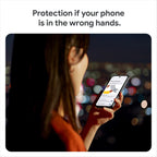 Google Pixel 9a in hand demonstrating compact 6.3‑inch size and one‑handed grip.