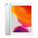 Refurbished iPad 7th Gen – front view, screen on, clean aluminium frame visible