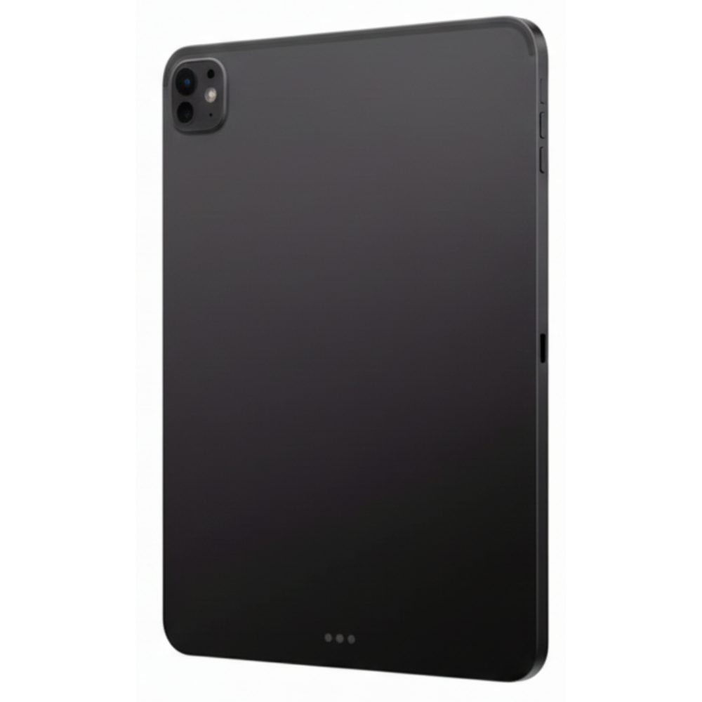 Tested refurbished Space Black iPad Pro 13-inch 256 GB Cellular — angled front-side shot