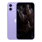 Refurbished unlocked iPhone 12 64GB – front view with display active