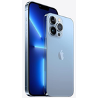 Premium refurbished Blue iPhone 13 Pro Max 128GB – close-up on body and camera lenses