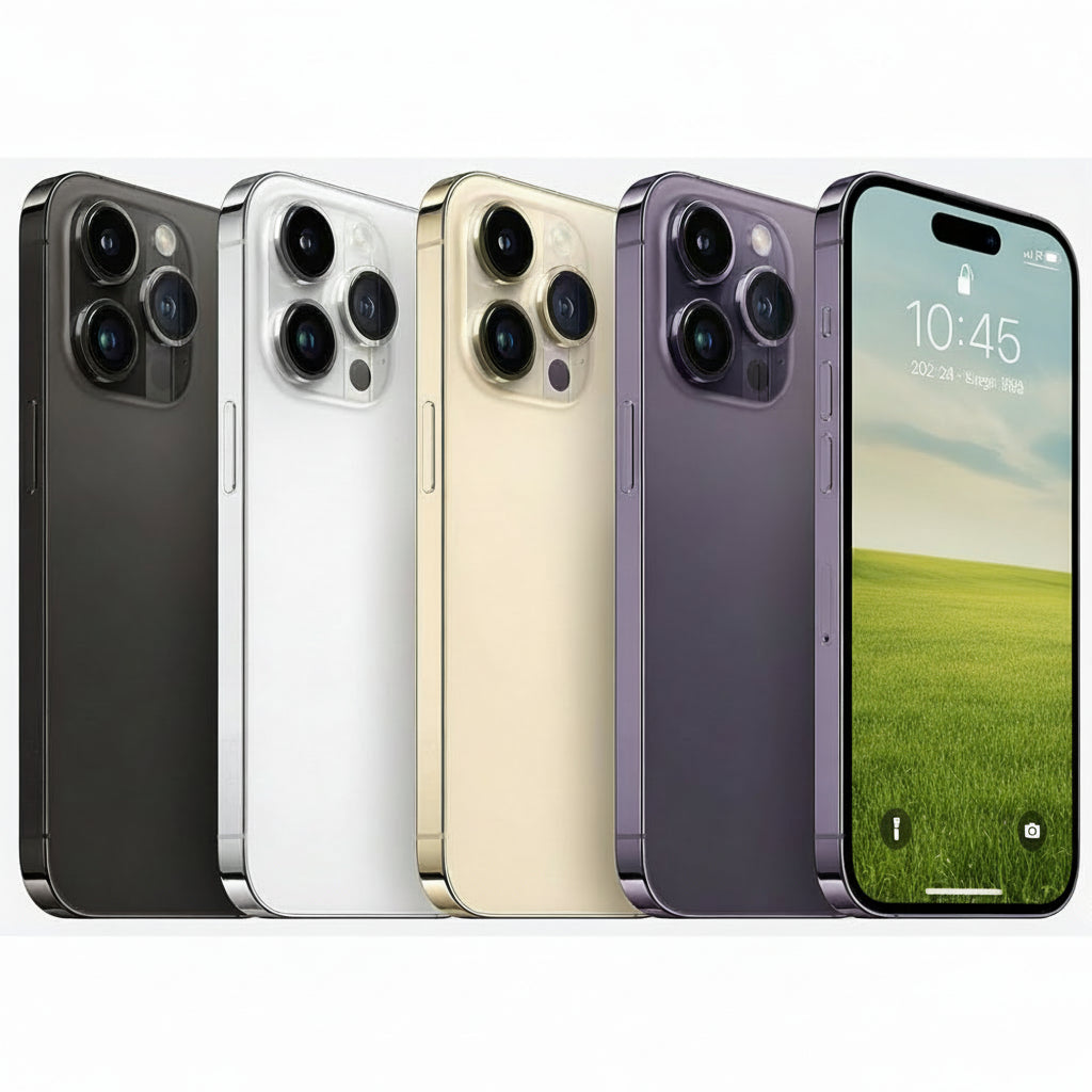 Apple iPhone 14 Pro Max - 128GB, 256GB, 512GB, 1TB - Space Black, Silver, Gold & Deep Purple - 80% battery - Pristine - Refurbished