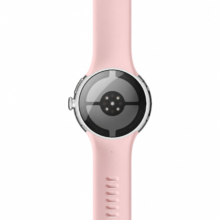 Google Pixel Watch 3 41mm LTE - 32GB - Silver - Rose Quartz Active Band Smartwatch - Pristine - Refurbished