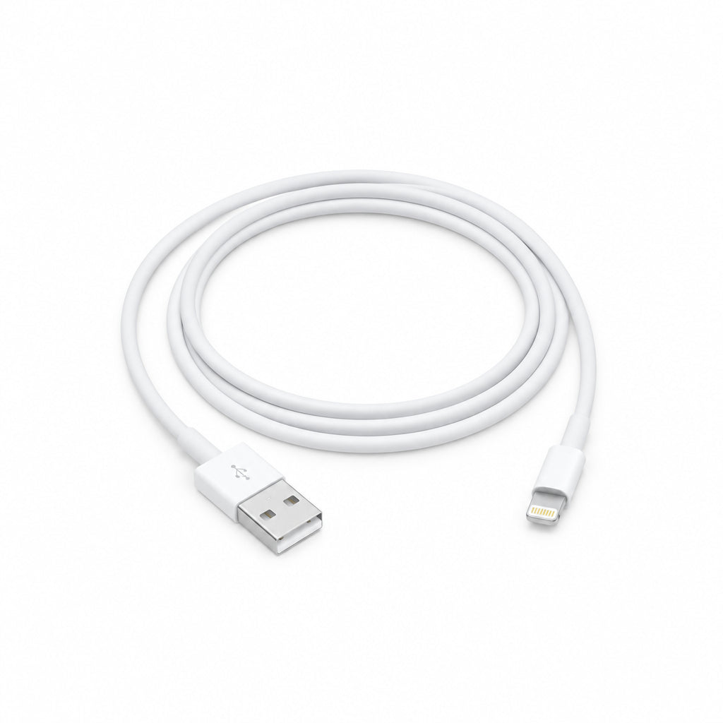 Telstra USB-A to Lightning Cable 1m White - Charging & Data Cable - Excellent - Refurbished