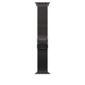 Tristar Milanese Mesh Watch Strap Stainless Steel Band with Clasp for Apple Watch 42mm/44mm/45mm/46mm/49mm - Black