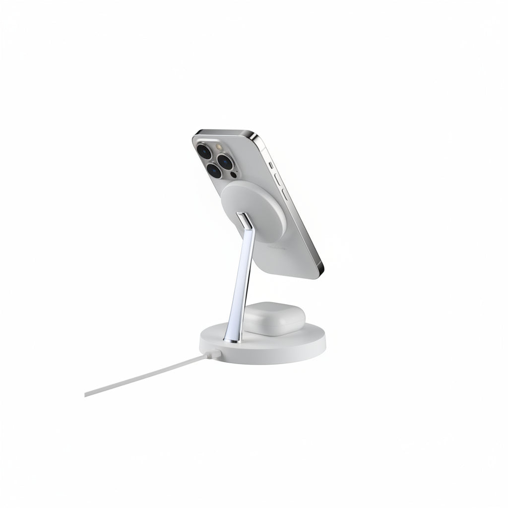 Sprout Elite Series Magnetic 2-in-1 Wireless Charging Stand for iPhone – Gray - MagSafe Compatible Charger - Pristine - Refurbished Sprout