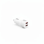 Telstra 2.4A USB Car Charger White - Fast & Reliable Car Charging Telstra