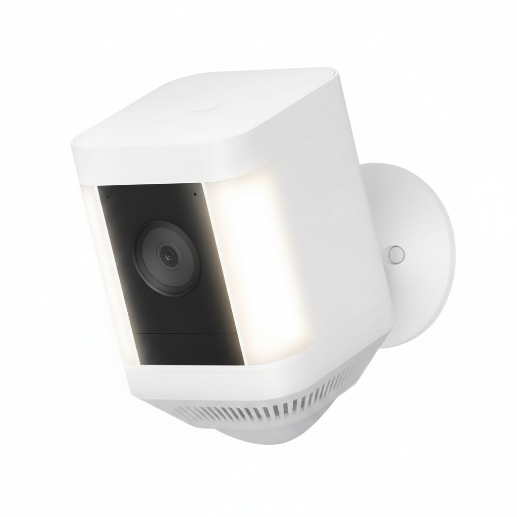 Ring Spotlight Cam Plus Battery Security Camera - White - Pristine - Refurbished
