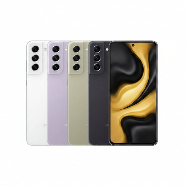 Samsung Galaxy S21 FE 5G - 128GB, 256GB - Graphite, Olive, Lavender, White – Flagship Triple Camera Smartphone - Acceptable - Refurbished