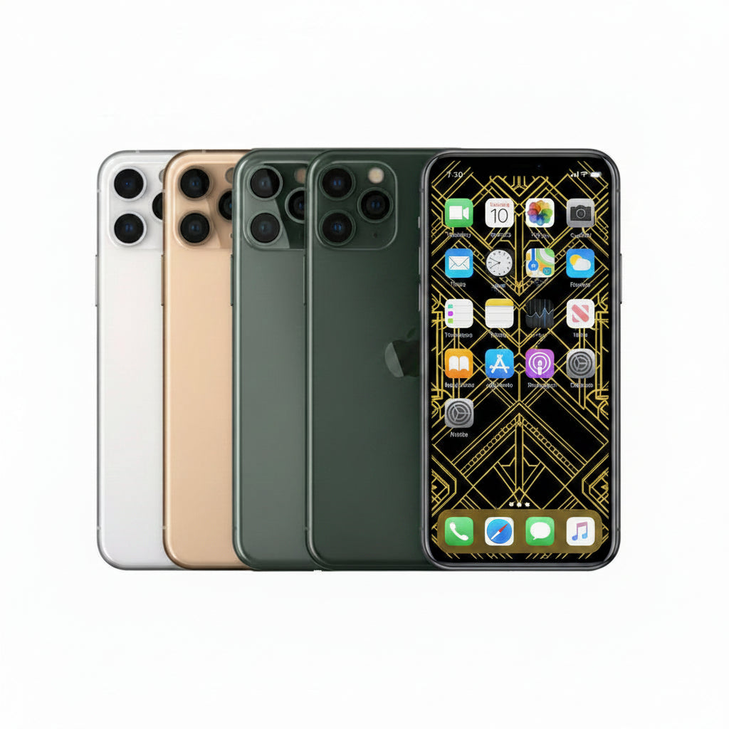 Apple iPhone 11 Pro Max - 64GB, 256GB, 512GB - Midnight Green, Space Gray, Silver, Gold - Acceptable - Refurbished (Copy) Apple