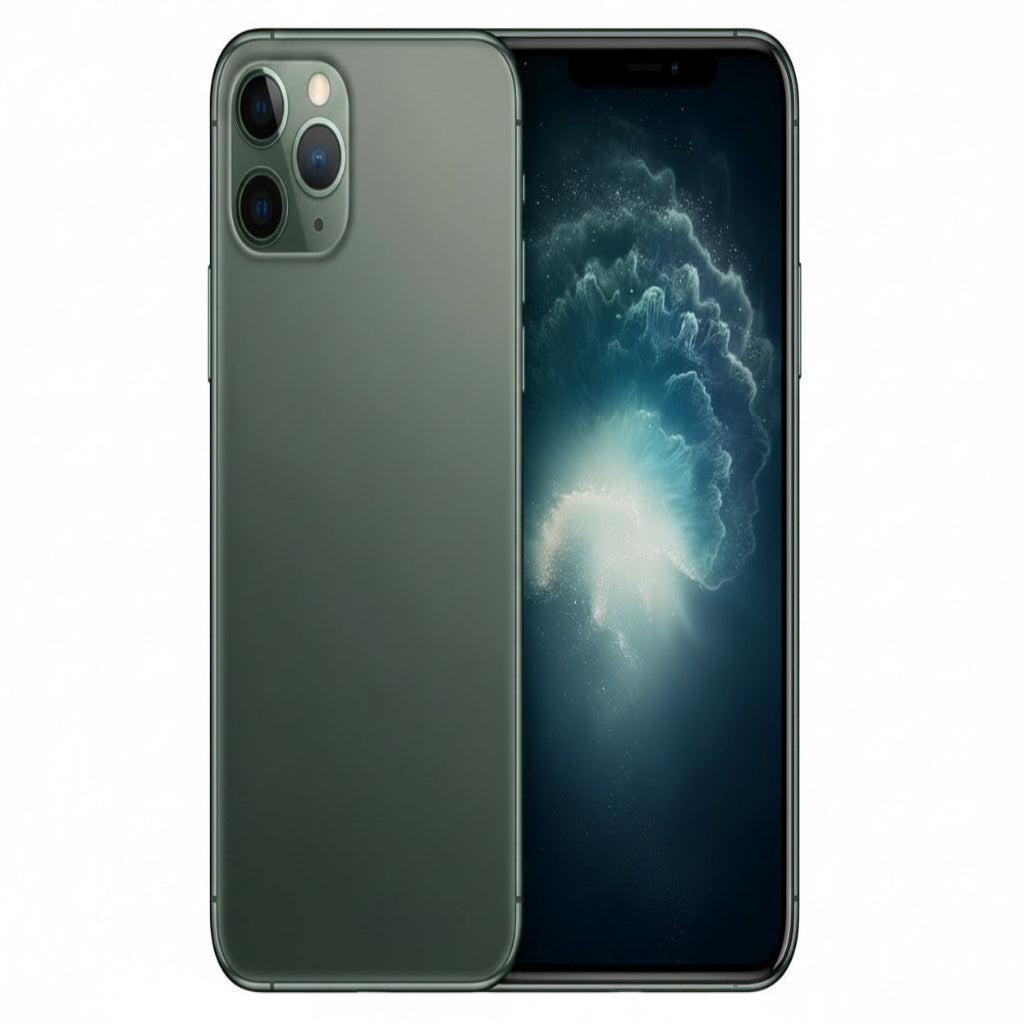 Apple iPhone 11 Pro - 64GB, 256GB, 512GB - Midnight Green, Space Gray, Silver, Gold - Good - Refurbished Apple