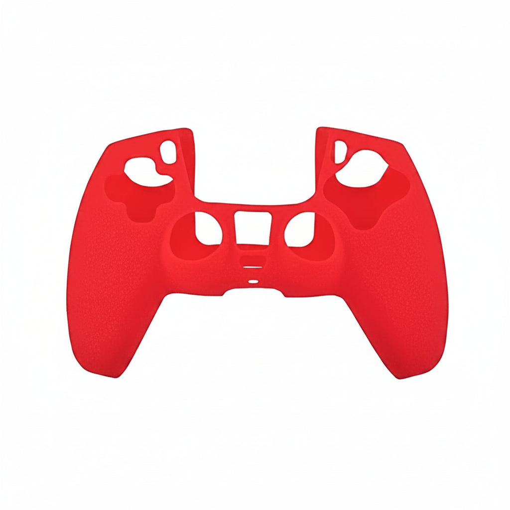 Clear Crystal Protective Anti-Scratch Transparent Red Case for PS5 Controller (Copy) Tristar