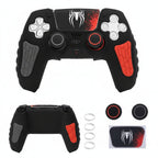 Clear Crystal Protective Anti-Scratch Transparent Skin & Cable Wire Case for PS5 Controller