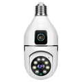 Dual Lens 4+4MP PTZ+Bullet Indoor WiFi Camera – AI Human Detection, 360° View, Color Night Vision, Two-Way Talk