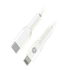 Telstra TA011 USB-C to Lightning Cable 1M White - Fast Charging & Data Sync Telstra