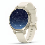 Garmin Lily 2 Active GPS Smartwatch - Lunar Gold with Bone, Silver with Purple Jasmine, Jasper Green with Jasper Green Silicone Band - Excellent - Refurbished (Copy) Garmin