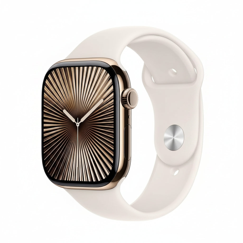 Tristar Plastic Case with Glass Sport Strap Apple Watch 46MM - Gold