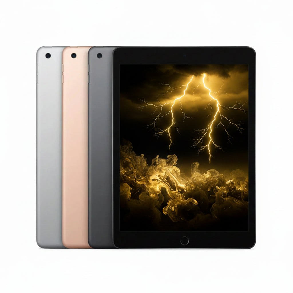 Apple iPad 5th Generation  9.7 inch Wi-Fi + Cellular  Tablet - 32GB, 128GB - Silver, Gold, Space Gray - Acceptable - Refurbished