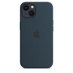 iPhone 13 silicone case MagSafe blue