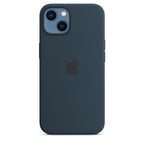 iPhone 13 silicone case MagSafe blue