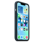iPhone 13 silicone case MagSafe blue