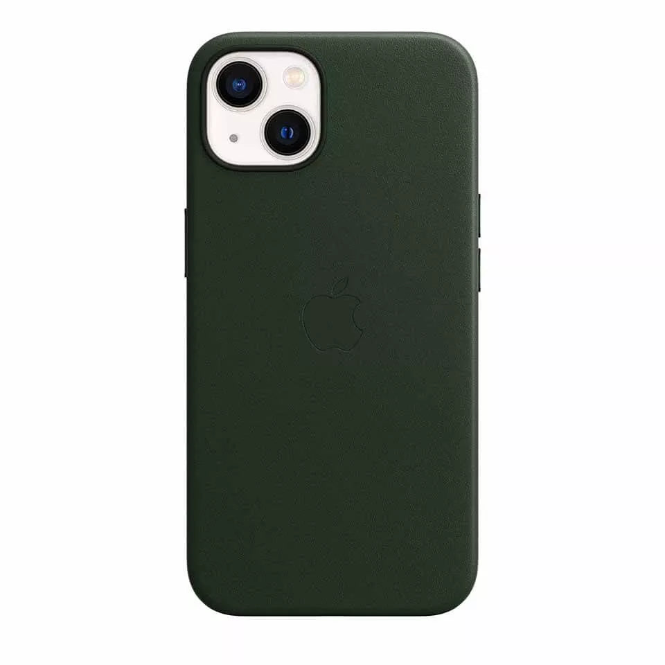 Apple iPhone 13 Leather Case with Magsafe - Sequoia Green