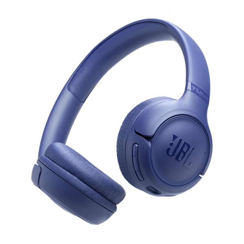 JBL Tune 530BT Bluetooth Headphones – Beige, Blue, Lavender, White - Blue