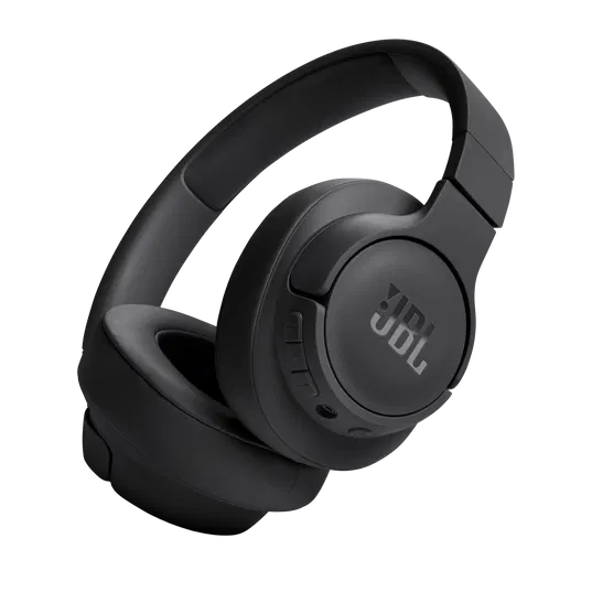 JBL Tune 720BT Bluetooth Headphones Wireless Over-Ear Headphones with JBL Pure Bass Sound - Black, Blue, Purple, White - Black