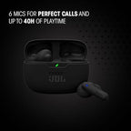 JBL Wave Beam 2 True Wireless Earbuds, Black - Excellent - Refurbished JBL